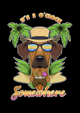 Rhodesian Ridgeback Beach