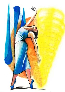 Ballerina Dance Drawing