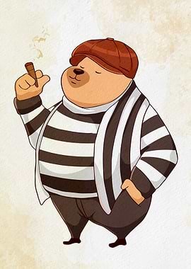 Beatnik Funny Smoking