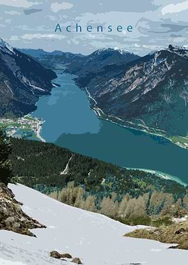 Achensee Travel Poster