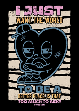 Heart world peace movement