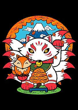 Fall Kitsune