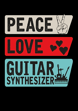 Peace Love Guitar