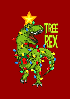 TRex Ugly Christmas Tree