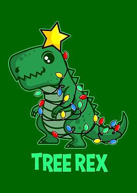 TRex Ugly Christmas Tree
