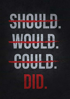 Should Would Could vs DID