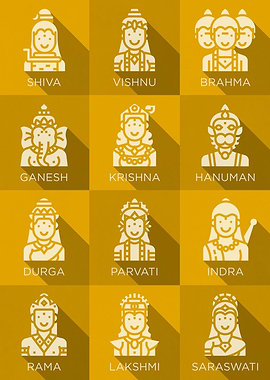 Hindu Gods Icons 8