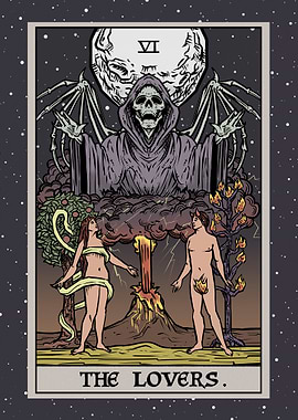 The Lovers Terror Tarot