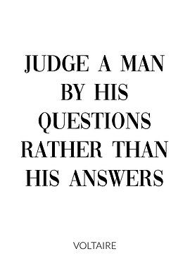 Voltaire Quote Judge Man