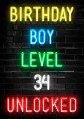 BIRTHDAY BOY LEVEL 34