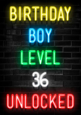 BIRTHDAY BOY LEVEL 36