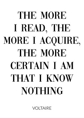 Voltaire Quote Read Know