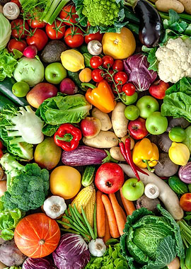 Kitchen Vegetables Fruits