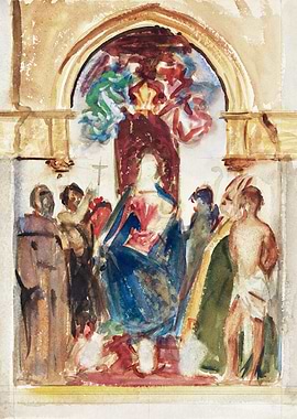 Madonna and Child n Saints