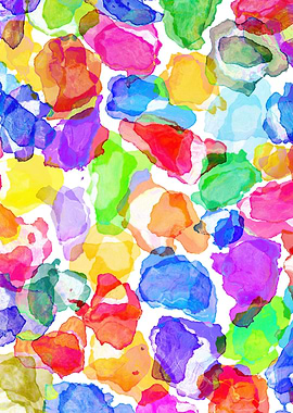 Grunge Watercolor Blots
