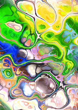 Marble Fractal Abstract