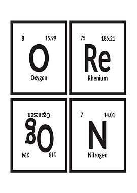 Oregon Periodic Table