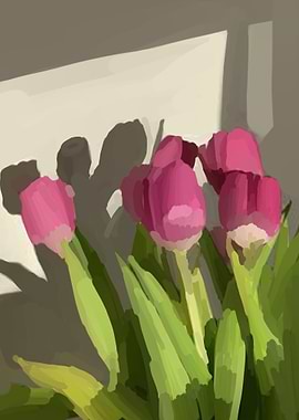 tulips painting