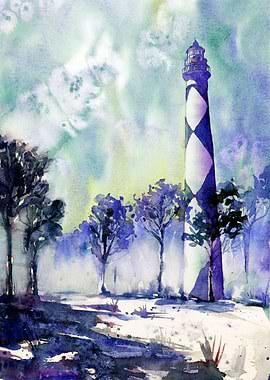 Lighthouse painting NC