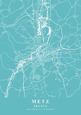 Metz Beach Plane Map