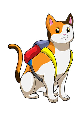 Cat Pupil School bag