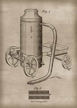 Vintage Fire Extinguisher