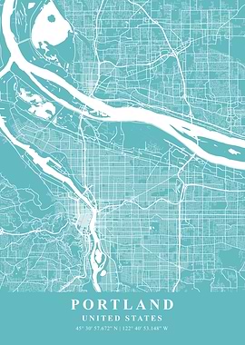 Portland Beach Plane Map