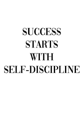 Success Self Discipline