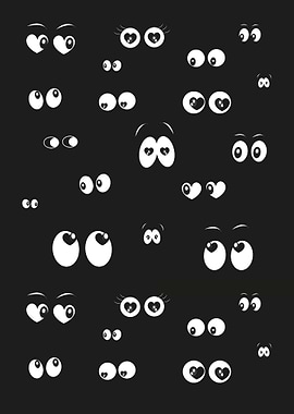 Glowing in the dark eyes