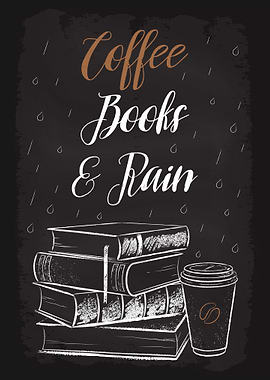 Coffee Books and Rain