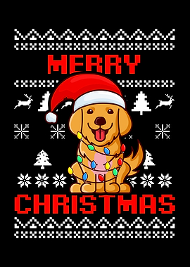 Dog Ugly Christmas Merry