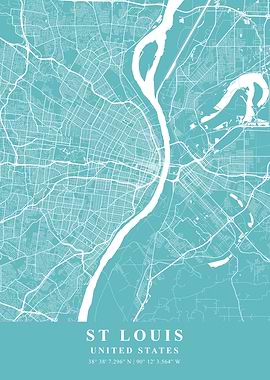 St Louis Beach Plane Map