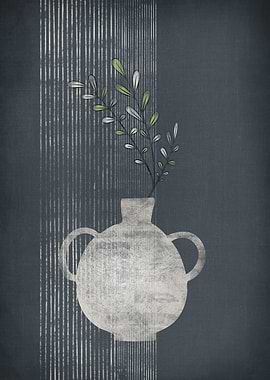 The chubby ivory vase