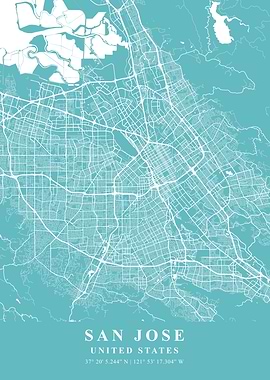 San Jose Beach Plane Map