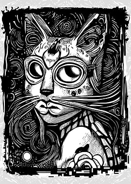 Psychedelic Weird Cats