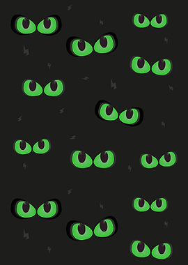 Glowing in the dark eyes