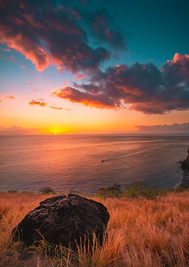 Sunset at Carbet