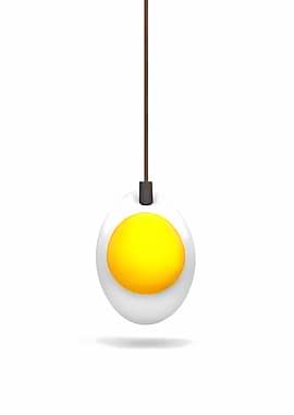 Lightbulb or cooked egg ha