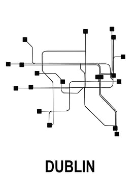 Dublin Subway Map