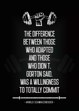 Arnold Gym Quote