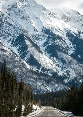 Road Towards the Mountains