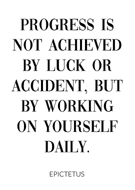 Progress Work Hard Success