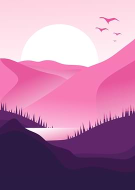 Minimalist moonlight