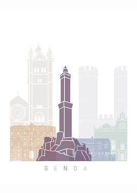GENOA SKYLINE POSTER