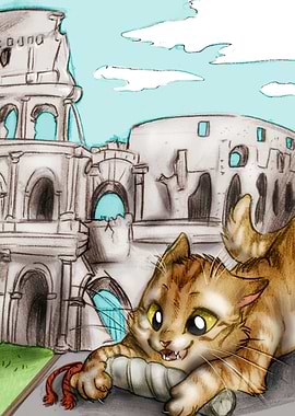 Colosseum Cat