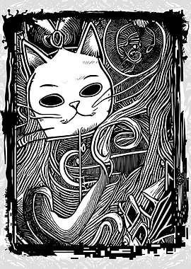 Psychedelic Weird Cats