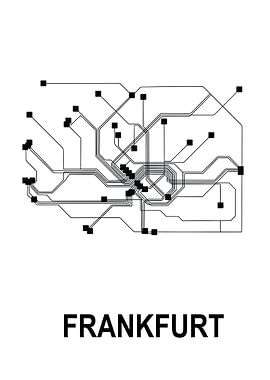Frankfurt Subway Map