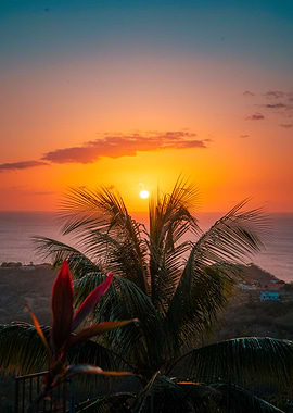 Sunset at Carbet