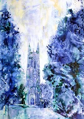 Duke Chapel Durham NC art