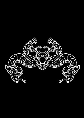 snake line black